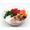 Poke Bowl Medium Clear Taiwan (7.20″ Dia. x 3.10″ H)